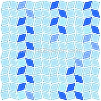 Mosaic--Crystal_Glass,Rhombus_Mosaic