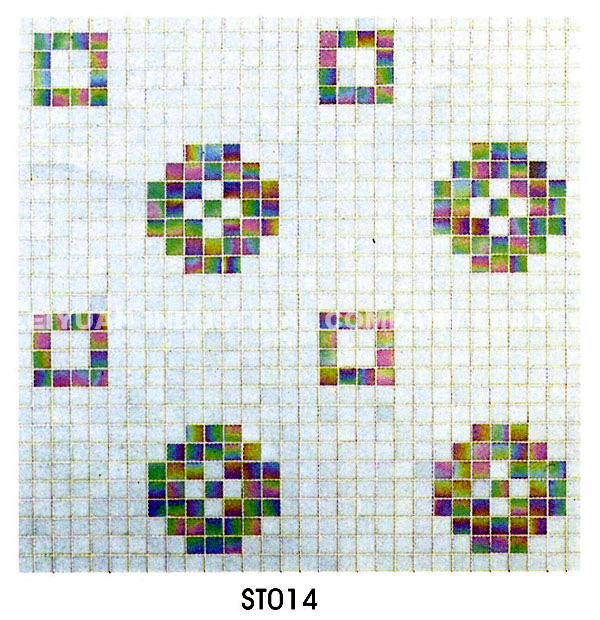 Mosaic--Golden_Star,Decoration_Series,ST014