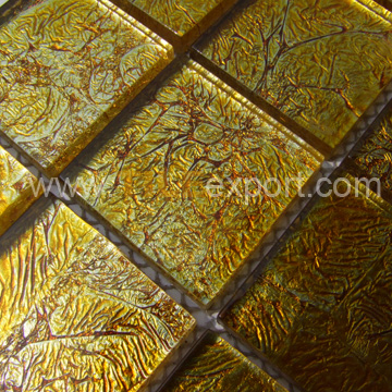 Mosaic--Crystal_Glass,Golden_Foil_Mosaics,C-A8485