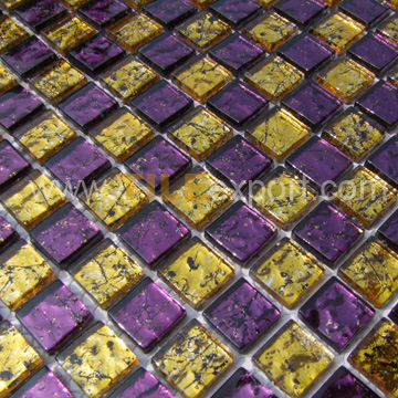 Mosaic--Crystal_Glass,Golden_Foil_Mosaics,JA-07