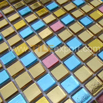 Mosaic--Crystal_Glass,Golden_Foil_Mosaics,JA-A01
