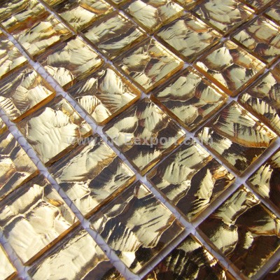 Mosaic--Crystal_Glass,Golden_and_Slivery_Mosaic,HB-22