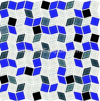 Mosaic--Crystal_Glass,Rhombus_Mosaic,KT150