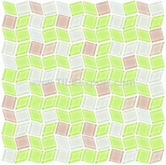 Mosaic--Crystal_Glass,Rhombus_Mosaic,KT171