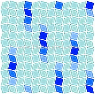 Mosaic--Crystal_Glass,Rhombus_Mosaic,KT201