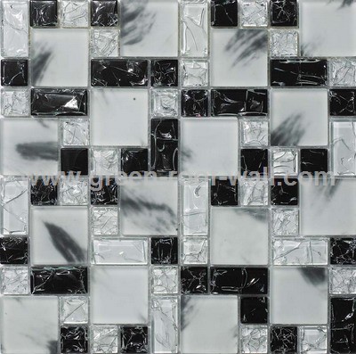 Mosaic--Crystal_Glass,Crackle_Glass_Mosaic