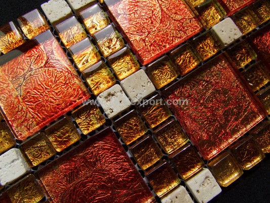 Mosaic--Crystal_Glass,Glass_and_Marble_Mixed,LST-BB02