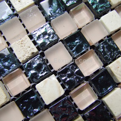 Mosaic--Crystal_Glass,Glass_and_Marble_Mixed,LST22B