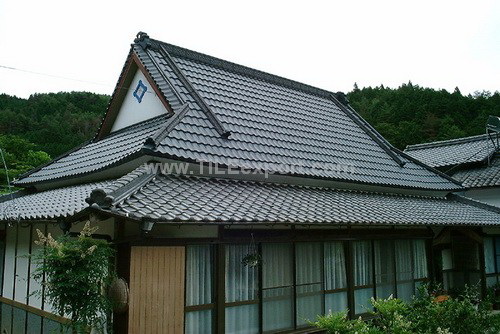 Roof_Tile,Clay_Japan_Roof_Tile,J2803_view