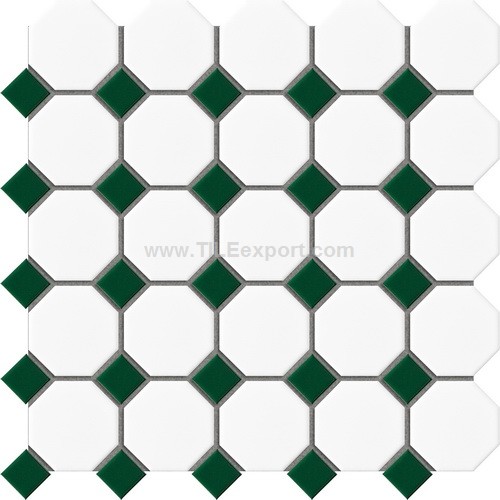 Mosaic--Porcelain_Glaze,Hexagonal_Mosaic