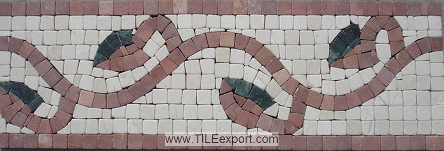 Mosaic--Stone_Marble,Stone_Mosaic_Border,b50