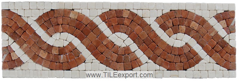 Mosaic--Stone_Marble,Stone_Mosaic_Border,b52