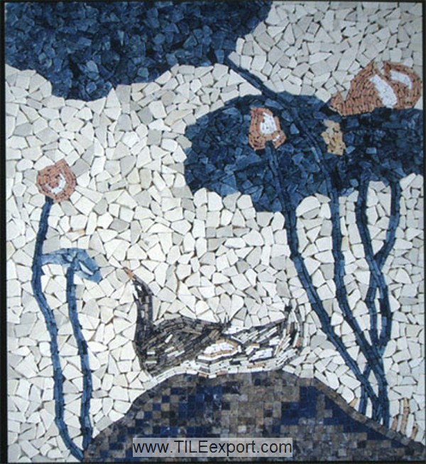 Mosaic--Stone_Marble,Stone_Mosaic_Pattern,PSMQ20