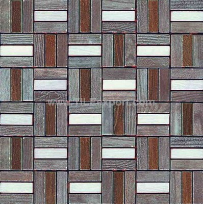 Mosaic--Rustic_Tile,Wooden_Texture_Mosiac,C3047-4
