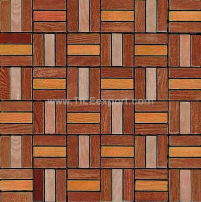 Mosaic--Rustic_Tile,Wooden_Texture_Mosiac,C3047-6