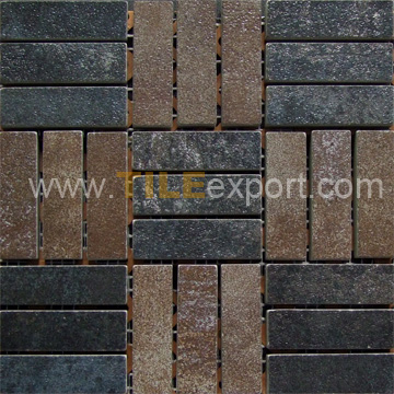 Mosaic--Rustic_Tile,With_Metal_Mosaics,LM-A02