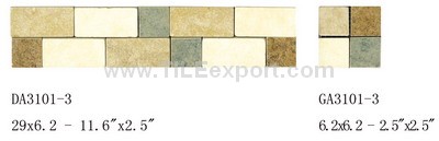 Mosaic--Rustic_Tile,Liner_Series,DA3101-3