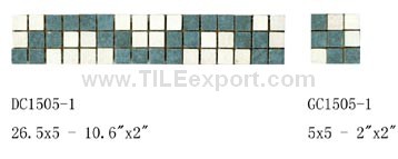 Mosaic--Rustic_Tile,Liner_Series,DC1505-1