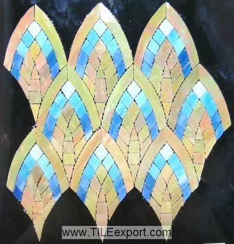 Mosaic--Fusible_Glass,Rainbow_Glass_Mosaic,YG233