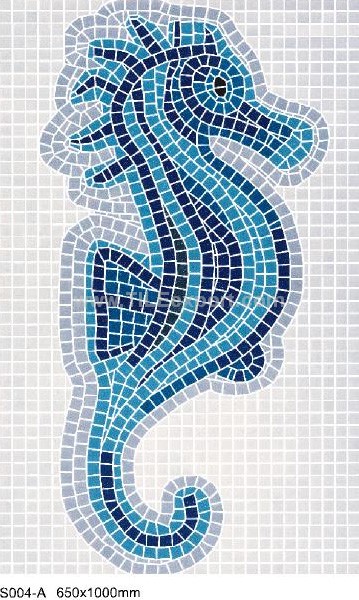 Mosaic--Fusible_Glass,Swimming_Pool_Mosaic,S004-A