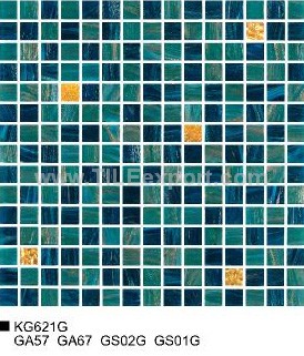 Mosaic--Golden_Star,Mixed_Color_Mosaic,KG621G