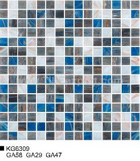 Mosaic--Golden_Star,Mixed_Color_Mosaic,KG6309