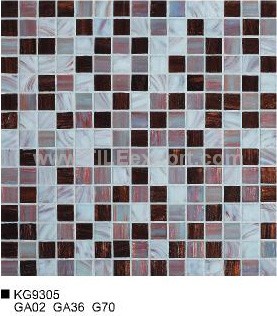 Mosaic--Golden_Star,Mixed_Color_Mosaic,KG9305