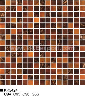Mosaic--Golden_Star,Mixed_Color_Mosaic,KK5424