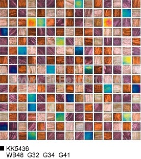 Mosaic--Golden_Star,Mixed_Color_Mosaic,KK5436