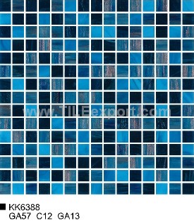 Mosaic--Golden_Star,Mixed_Color_Mosaic,KK6388