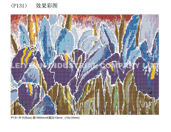 Mosaic--Golden_Star,Fresco_Series,P131